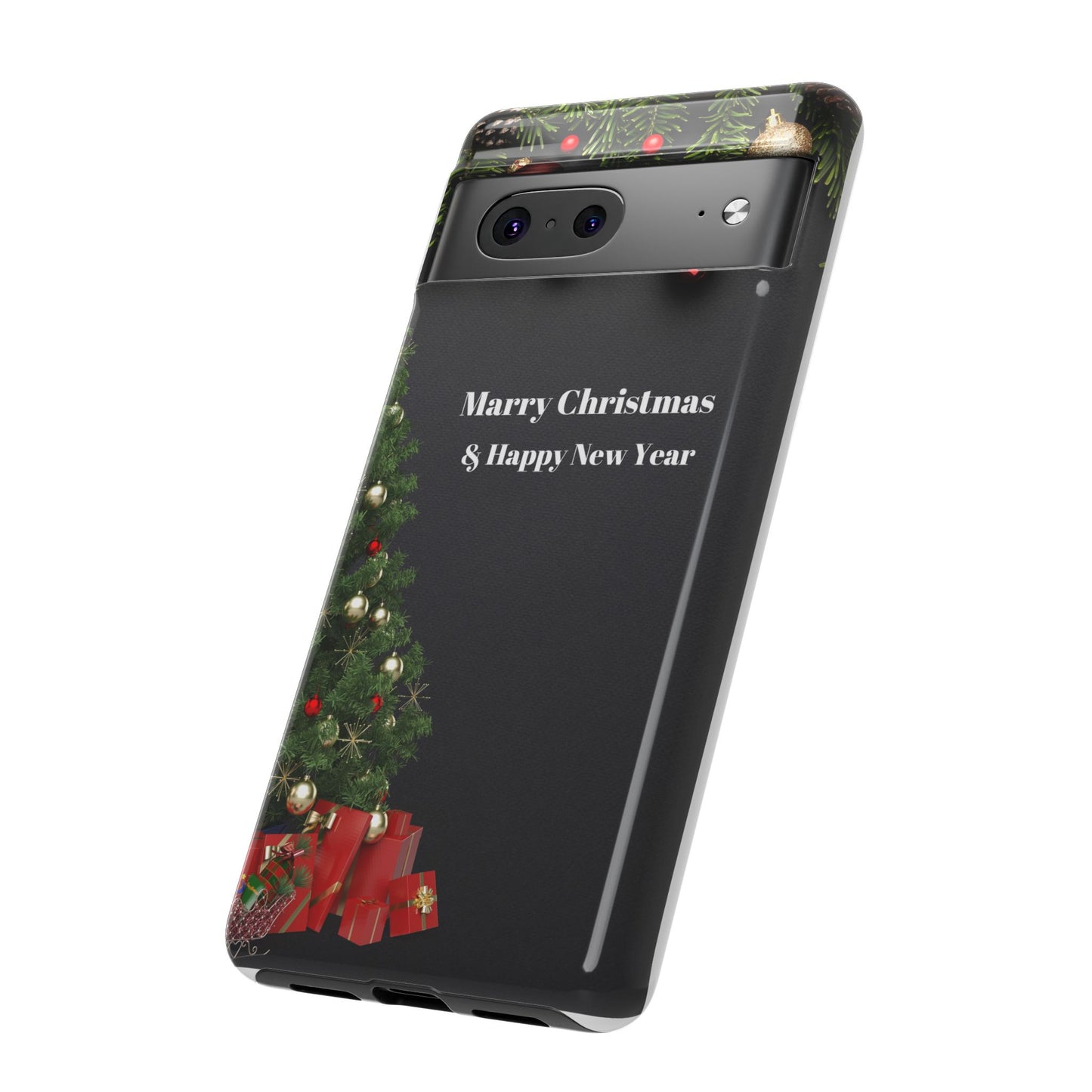 Christmas Phone Case - Marry Christmas & Happy New Year Design