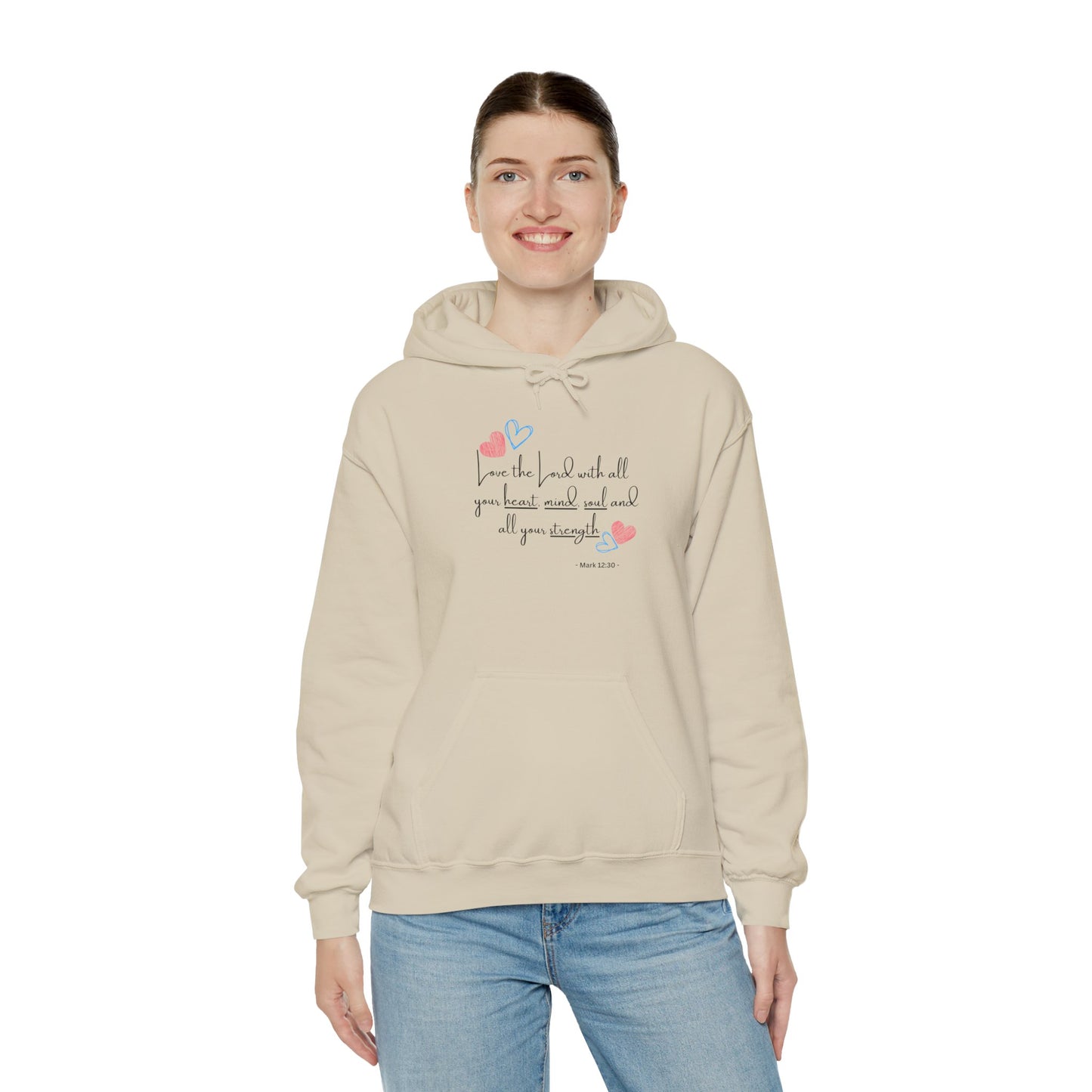 Inspirational Quote Hooded Sweatshirt for Everyday Comfort