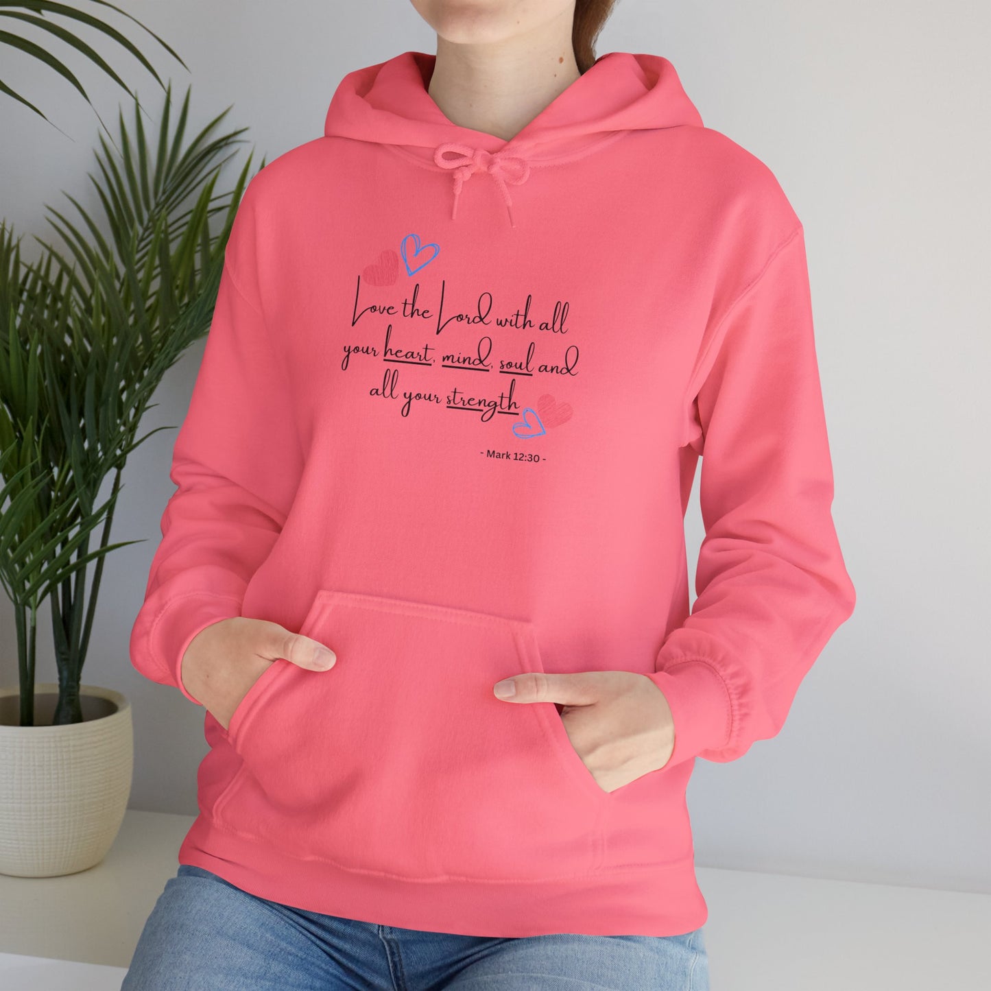 Inspirational Quote Hooded Sweatshirt for Everyday Comfort