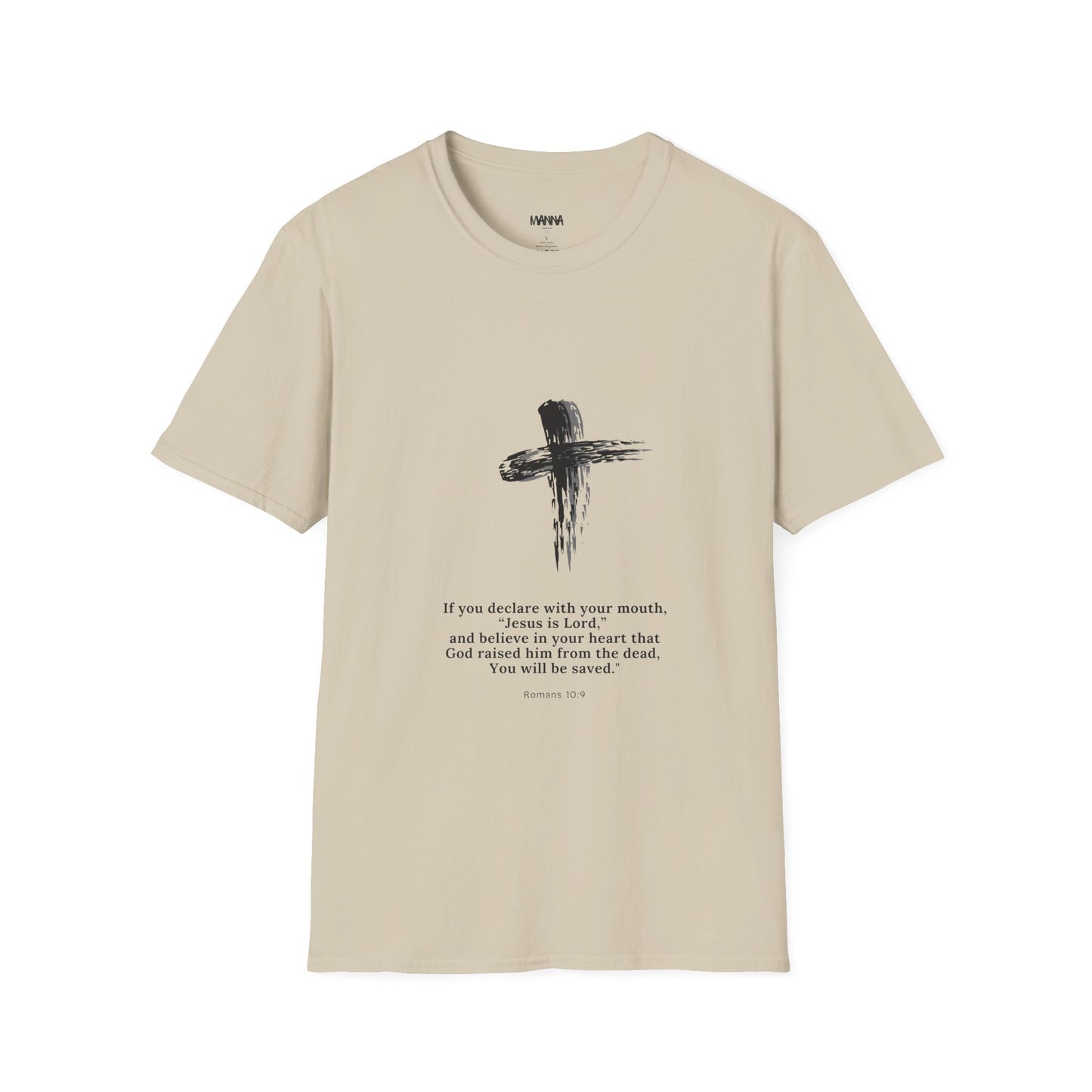 Faith-Inspired Unisex Softstyle T-Shirt with Inspirational Verse
