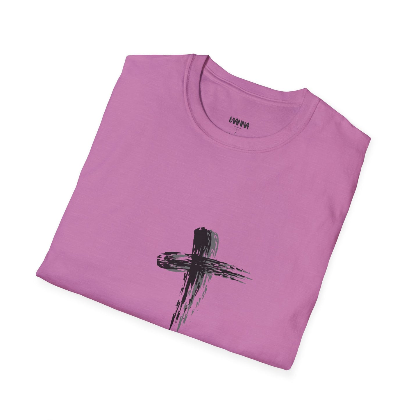 Faith-Inspired Unisex Softstyle T-Shirt with Inspirational Verse
