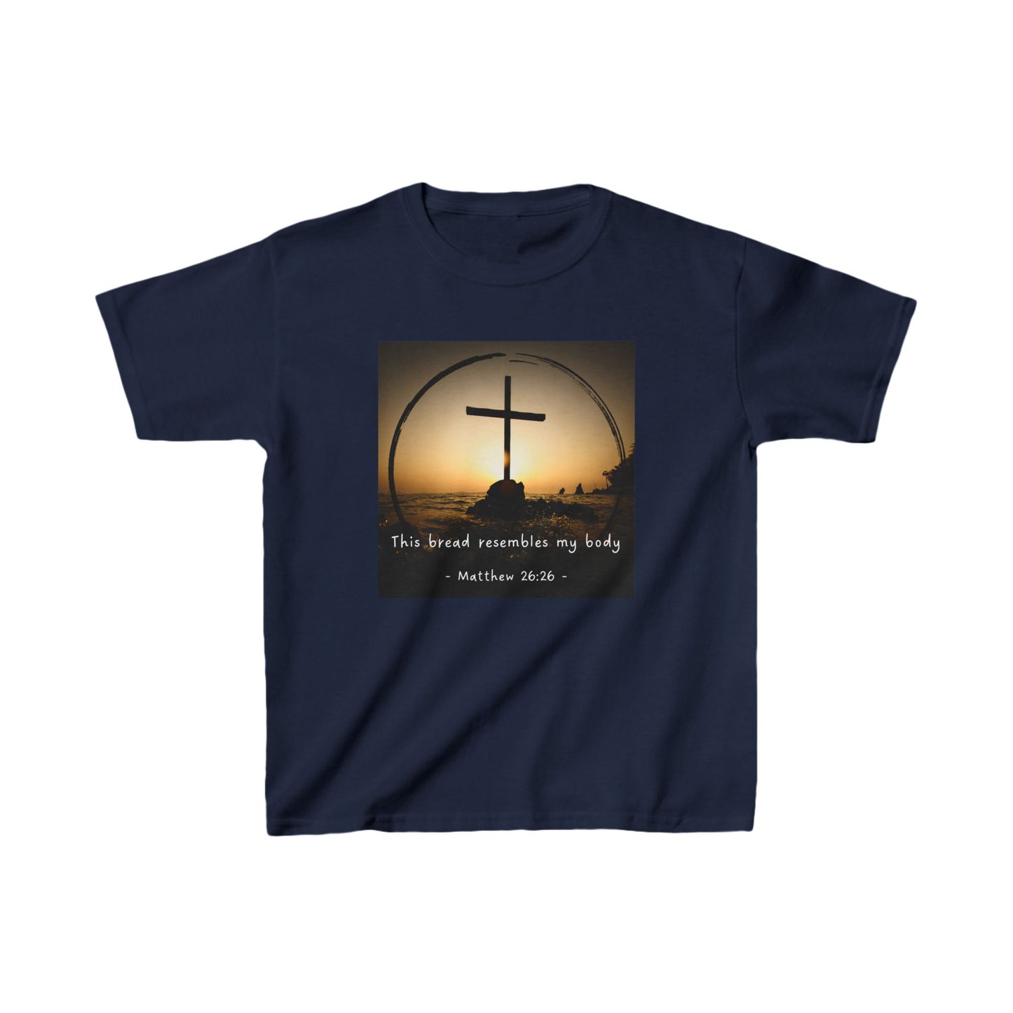 Kids Christian Faith Tee – "This Bread Resembles My Body" - Matthew 26:26