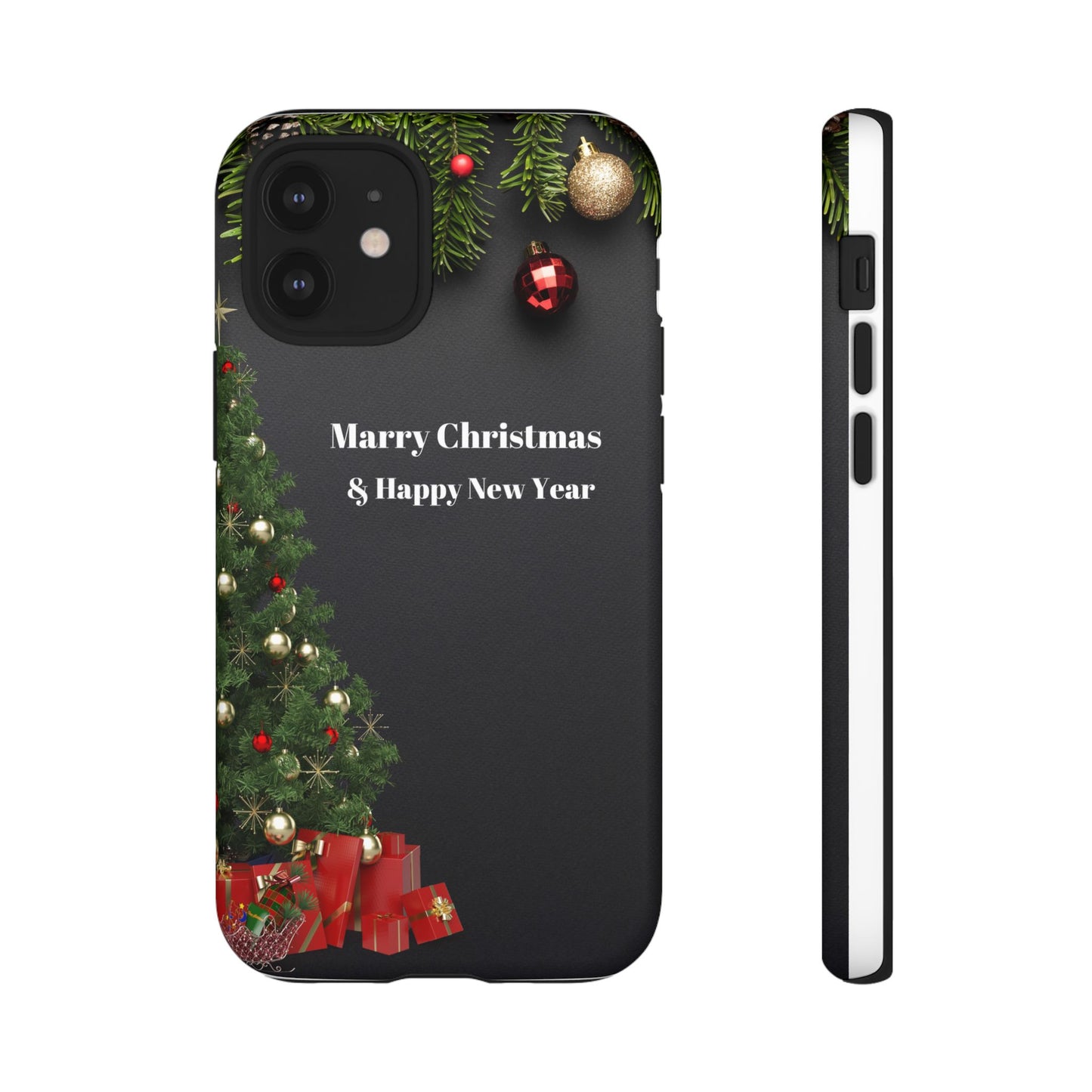 Christmas Phone Case - Marry Christmas & Happy New Year Design