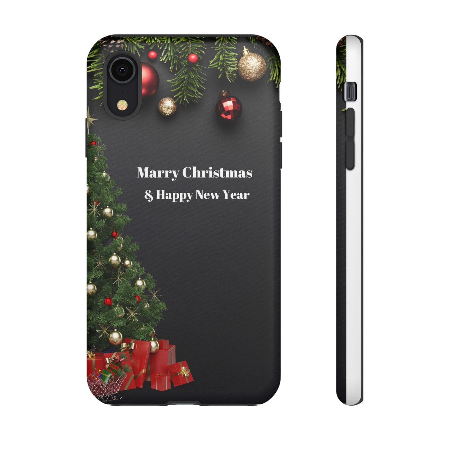 Christmas Phone Case - Marry Christmas & Happy New Year Design