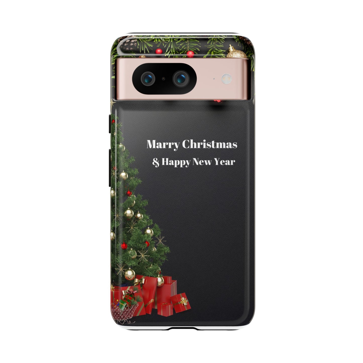 Christmas Phone Case - Marry Christmas & Happy New Year Design