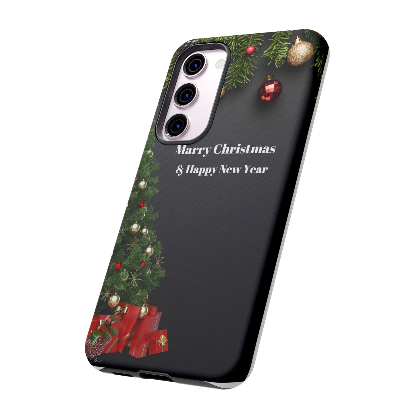 Christmas Phone Case - Marry Christmas & Happy New Year Design