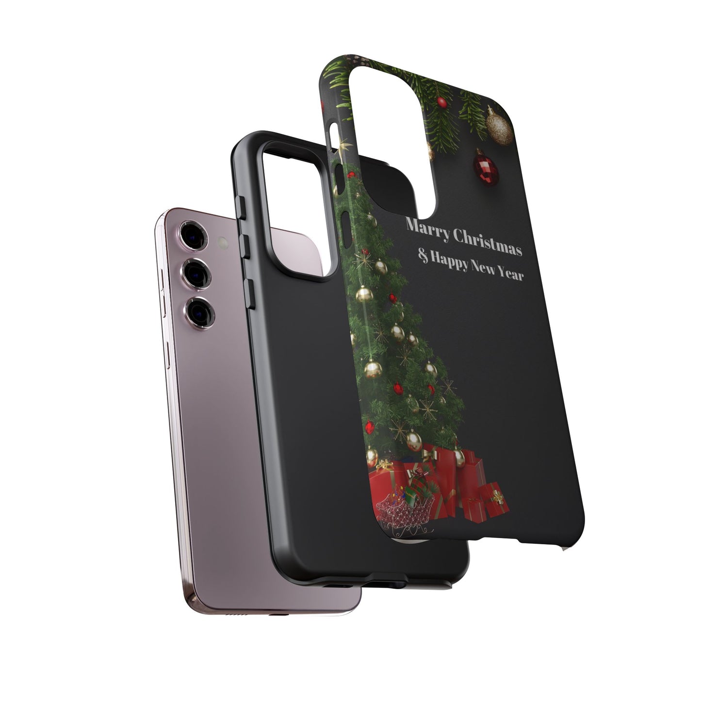 Christmas Phone Case - Marry Christmas & Happy New Year Design