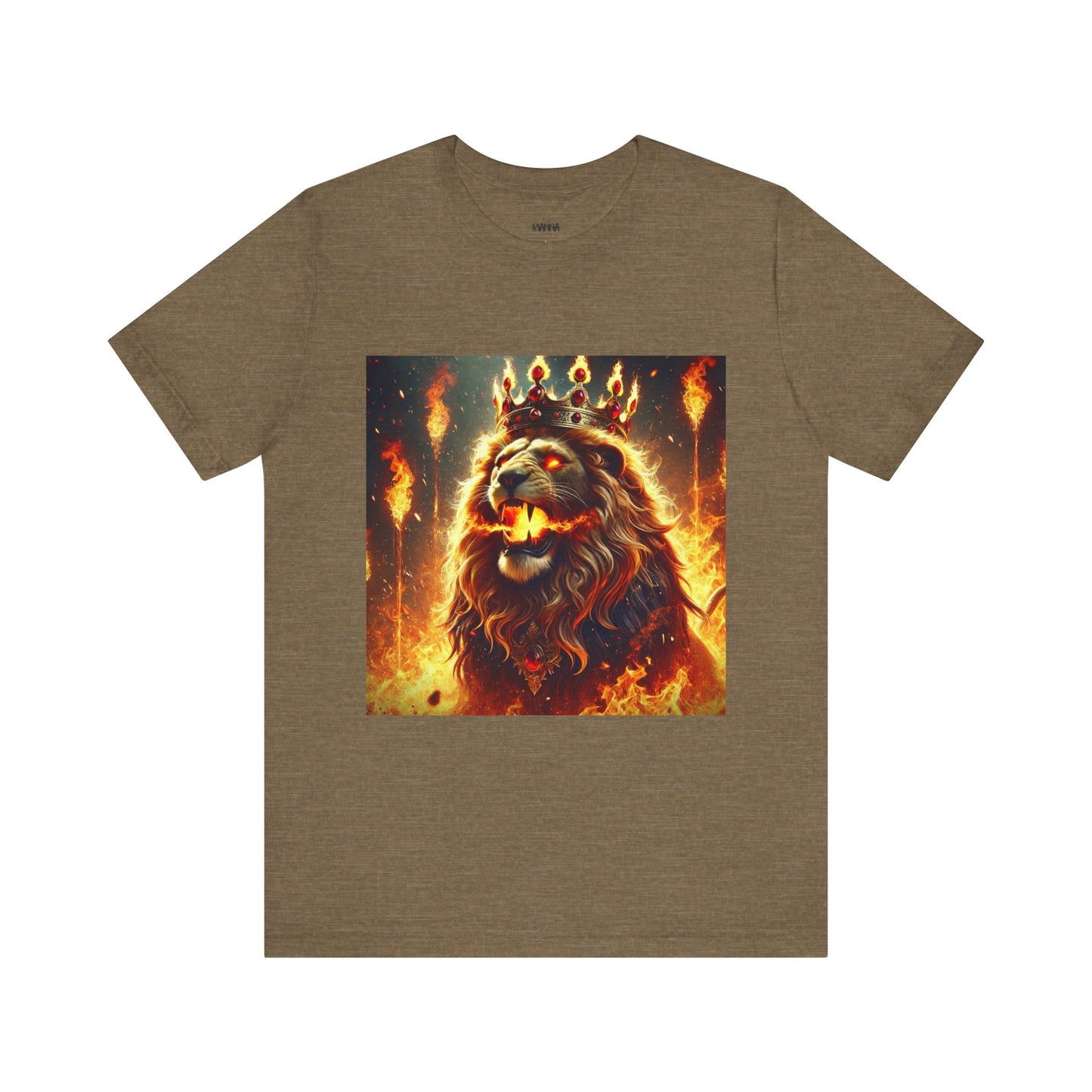 Fierce Lion Graphic Tee - Nocturnal Glory Warriors