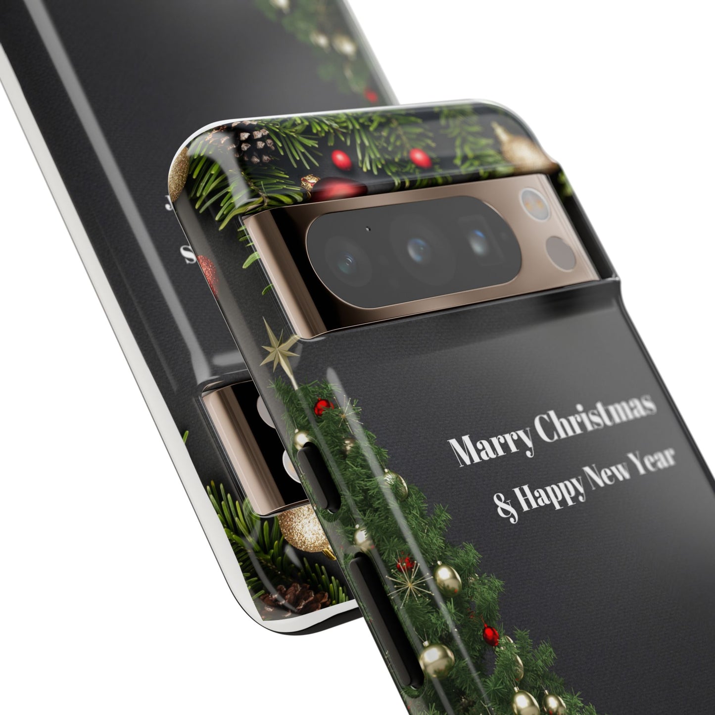 Christmas Phone Case - Marry Christmas & Happy New Year Design