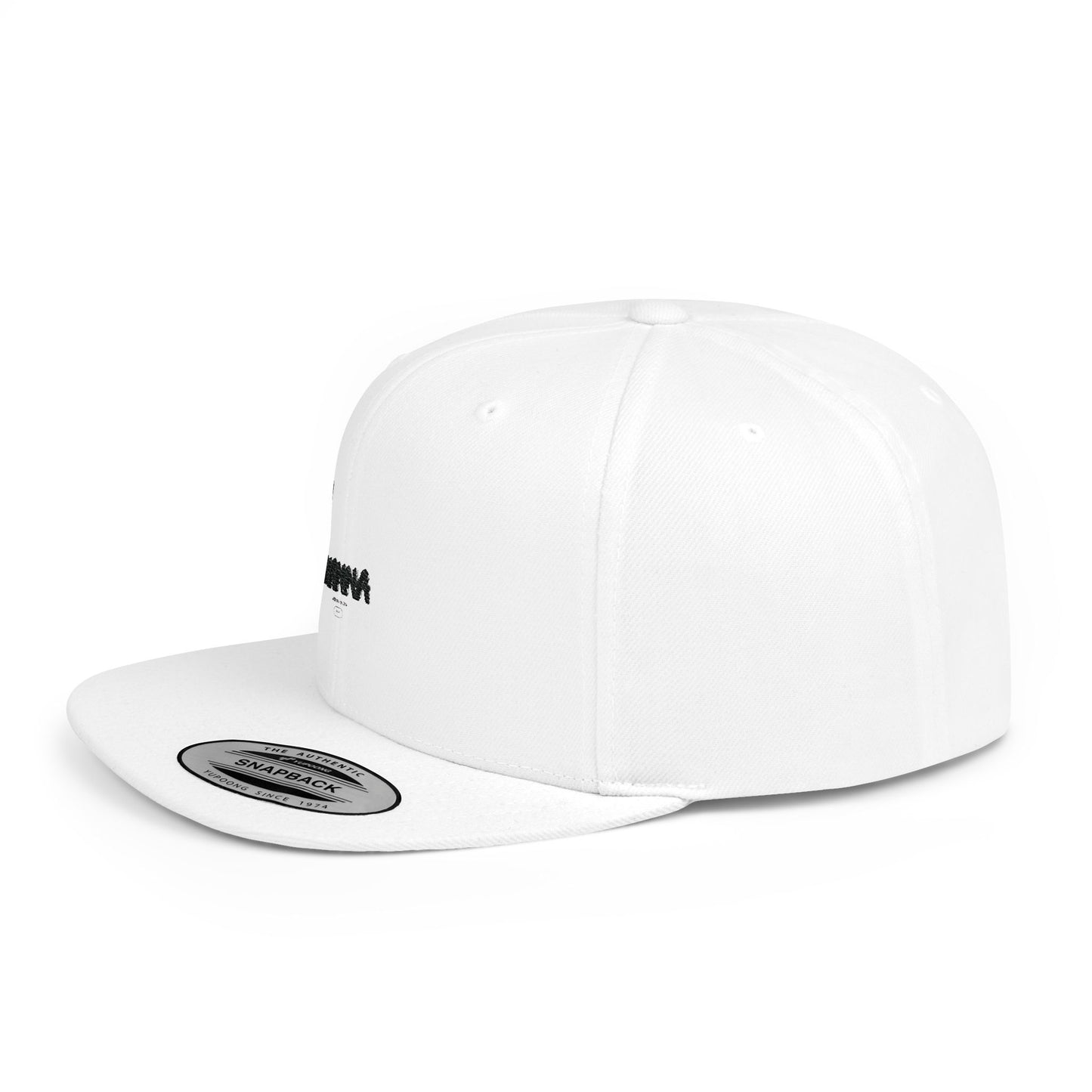 Stylish Manna Flat Bill Snapback Cap - Perfect for Casual Outings and Celebrations