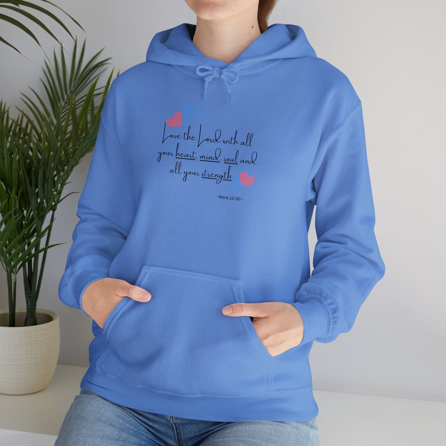 Inspirational Quote Hooded Sweatshirt for Everyday Comfort