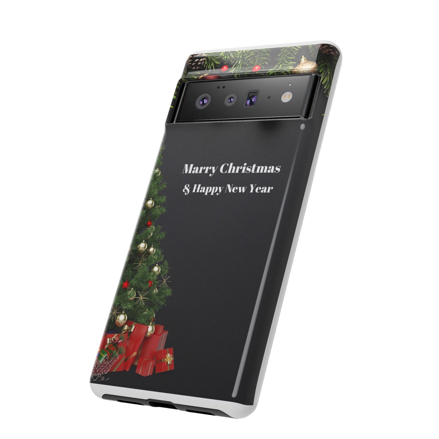 Christmas Phone Case - Marry Christmas & Happy New Year Design