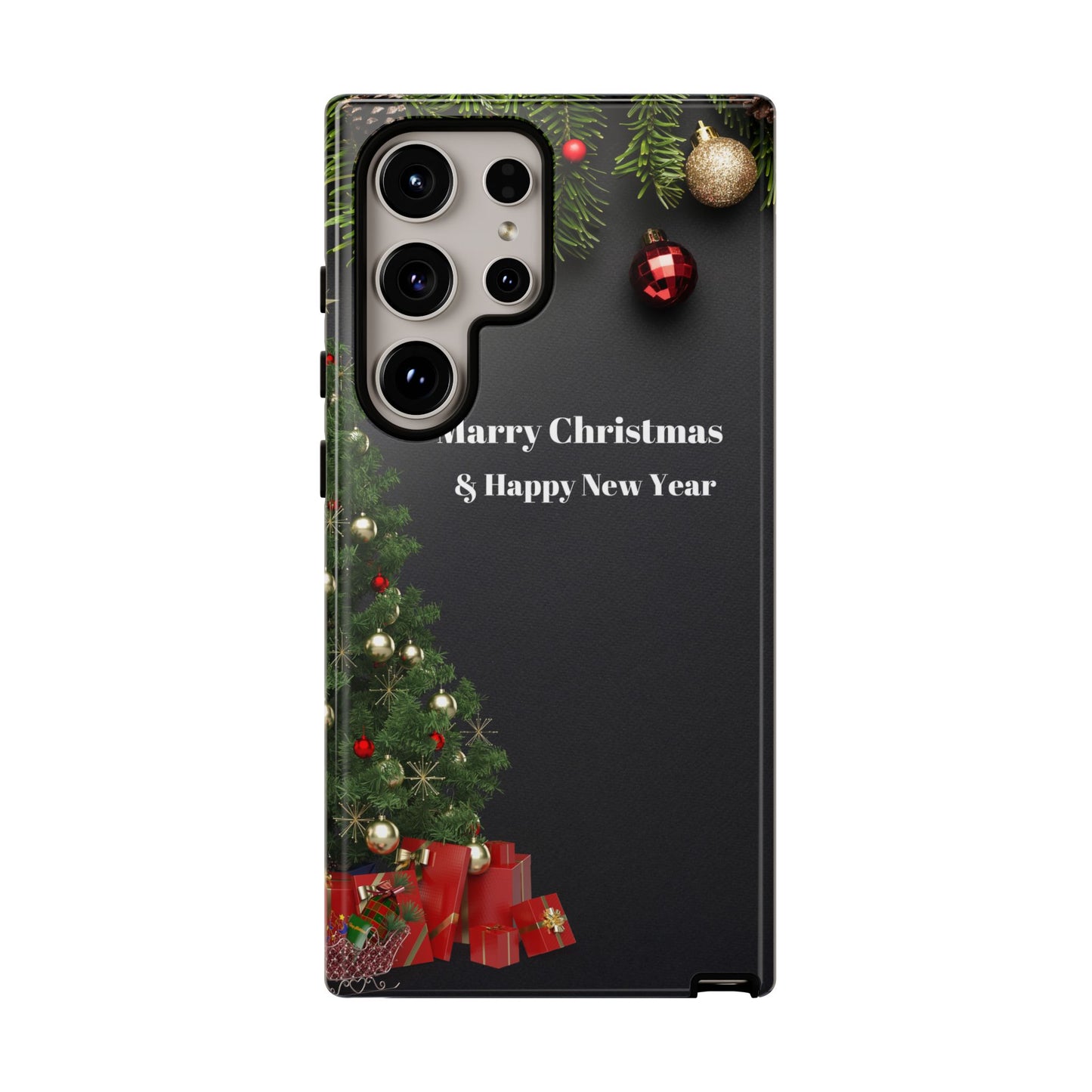 Christmas Phone Case - Marry Christmas & Happy New Year Design