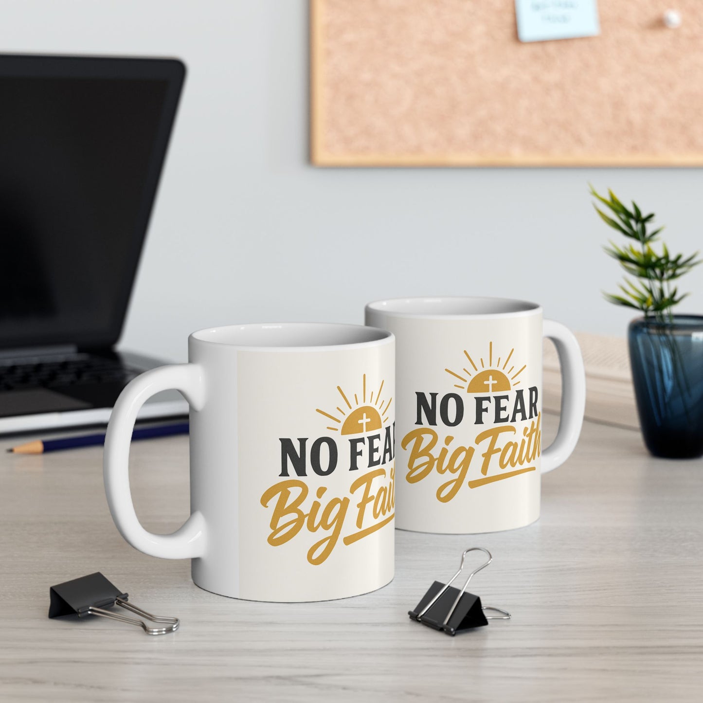 Inspirational Ceramic Mug - Perfect for Coffee Lovers, Motivational Gift, Home Decor, Faith Affirmation, Holiday Cheer