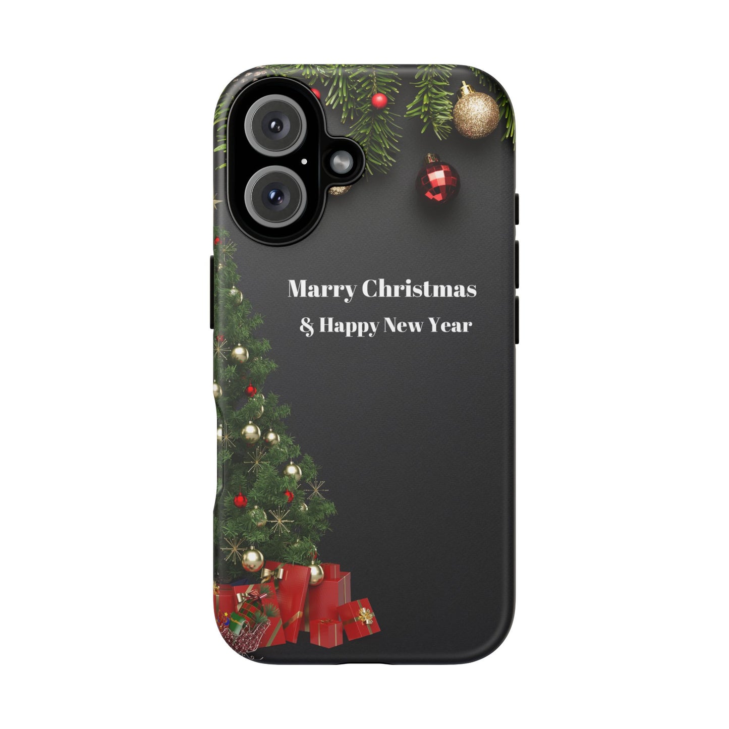 Christmas Phone Case - Marry Christmas & Happy New Year Design