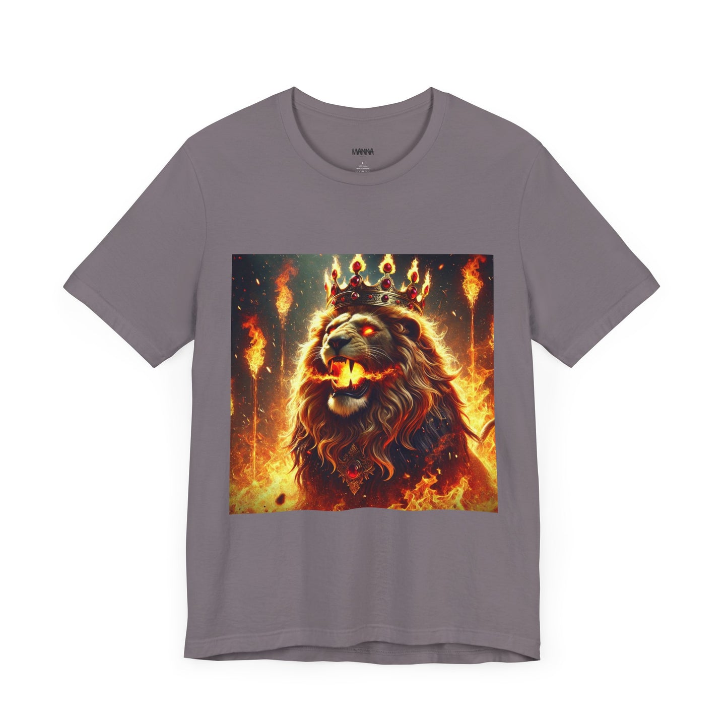 Fierce Lion Graphic Tee - Nocturnal Glory Warriors