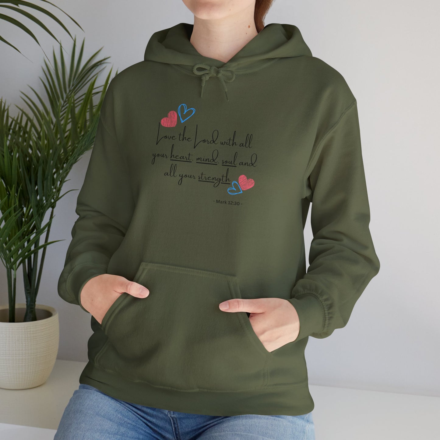 Inspirational Quote Hooded Sweatshirt for Everyday Comfort