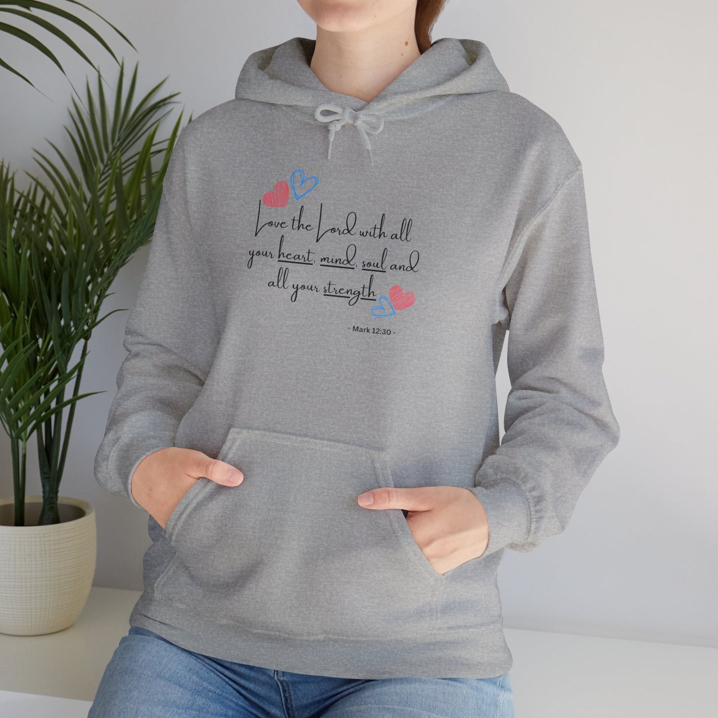 Inspirational Quote Hooded Sweatshirt for Everyday Comfort