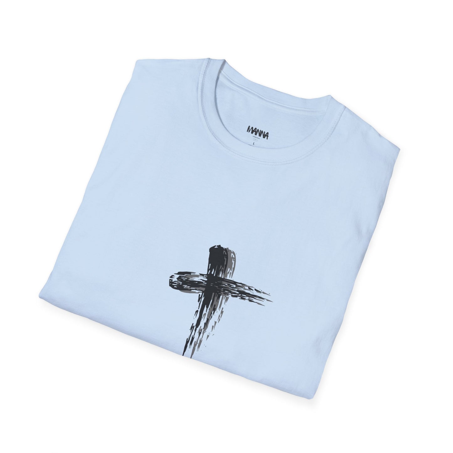 Faith-Inspired Unisex Softstyle T-Shirt with Inspirational Verse