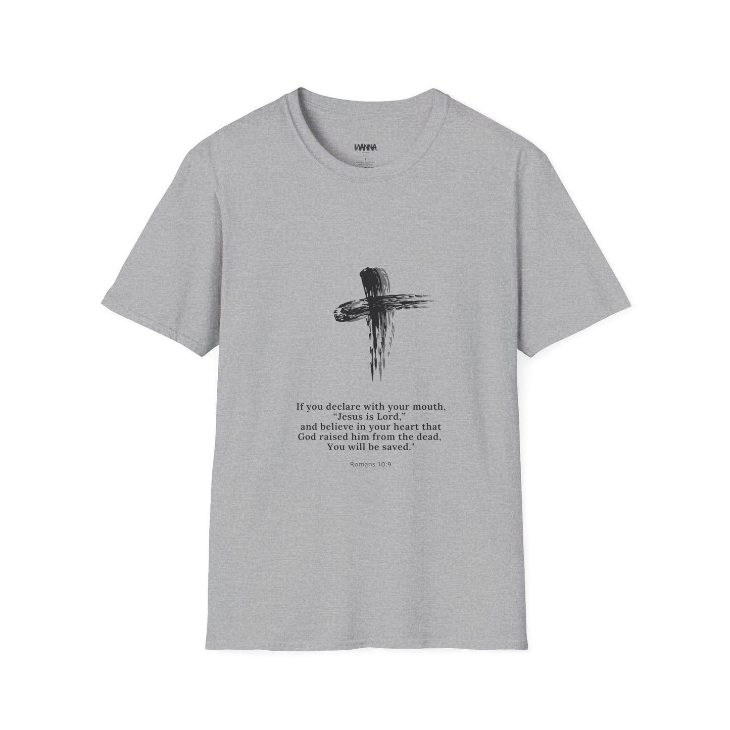 Faith-Inspired Unisex Softstyle T-Shirt with Inspirational Verse