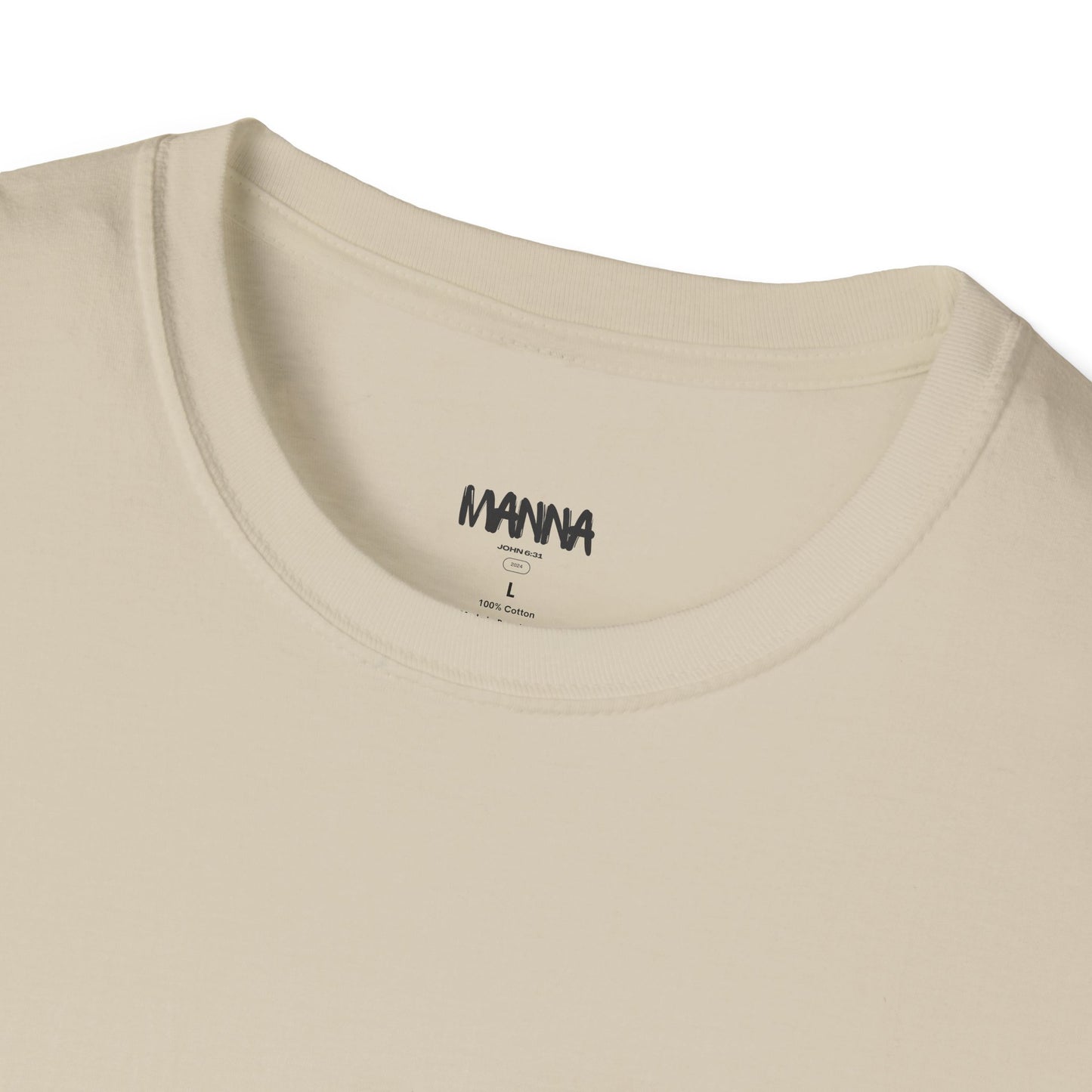 Faith-Inspired Unisex Softstyle T-Shirt with Inspirational Verse