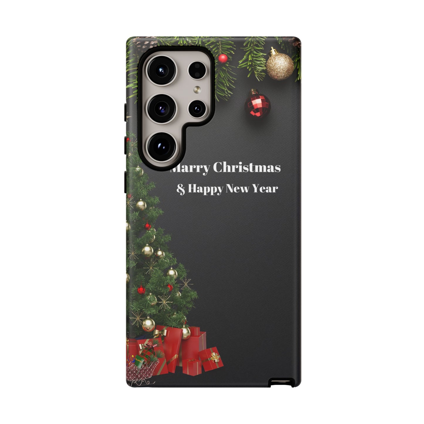 Christmas Phone Case - Marry Christmas & Happy New Year Design