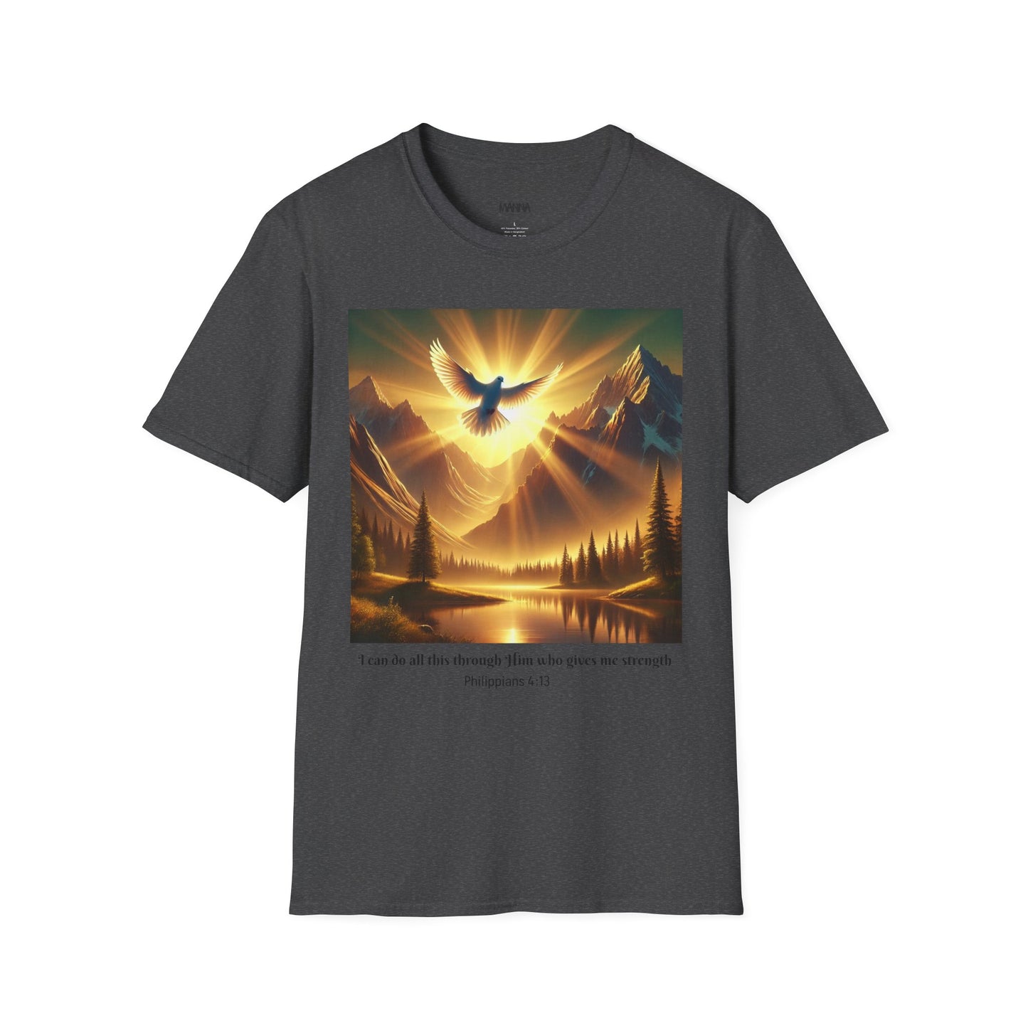 Inspirational Biblical Graphic T-Shirt - 'I Can Do All Things'