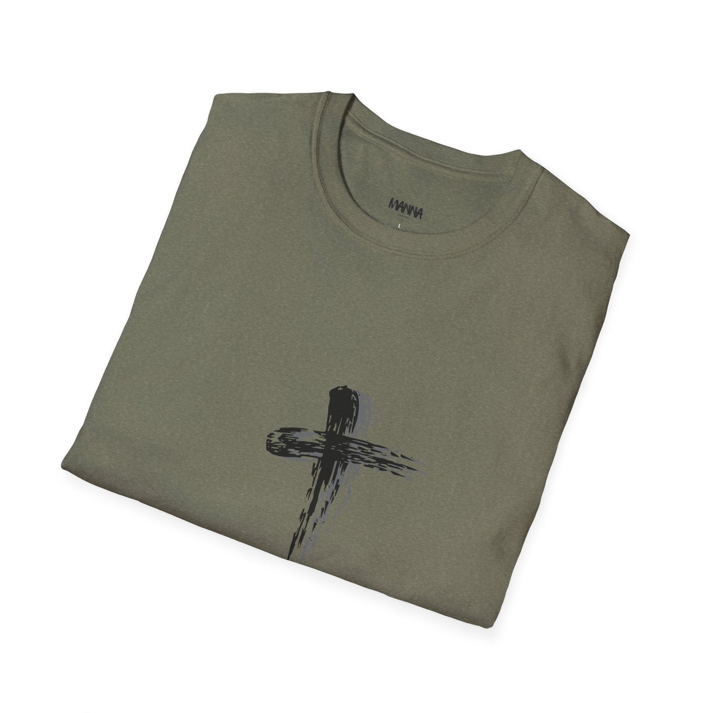 Faith-Inspired Unisex Softstyle T-Shirt with Inspirational Verse