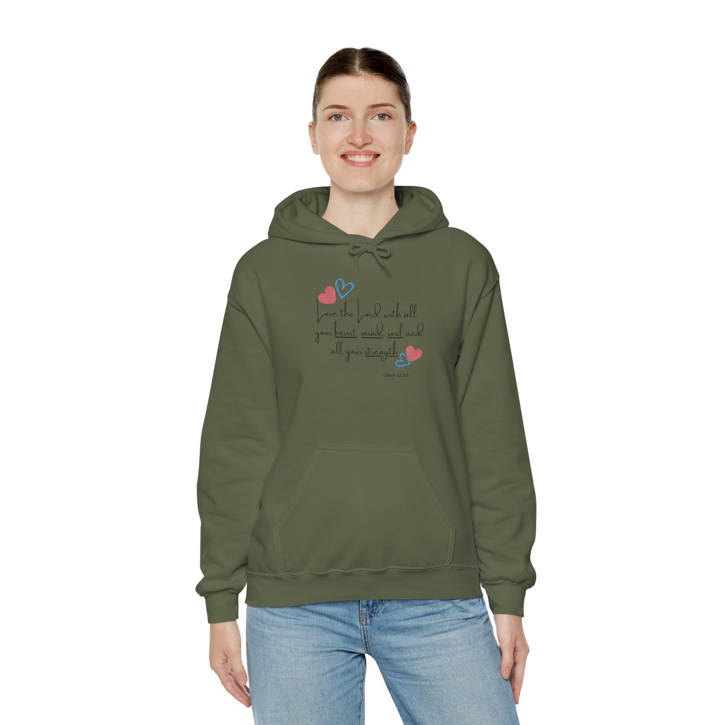 Inspirational Quote Hooded Sweatshirt for Everyday Comfort