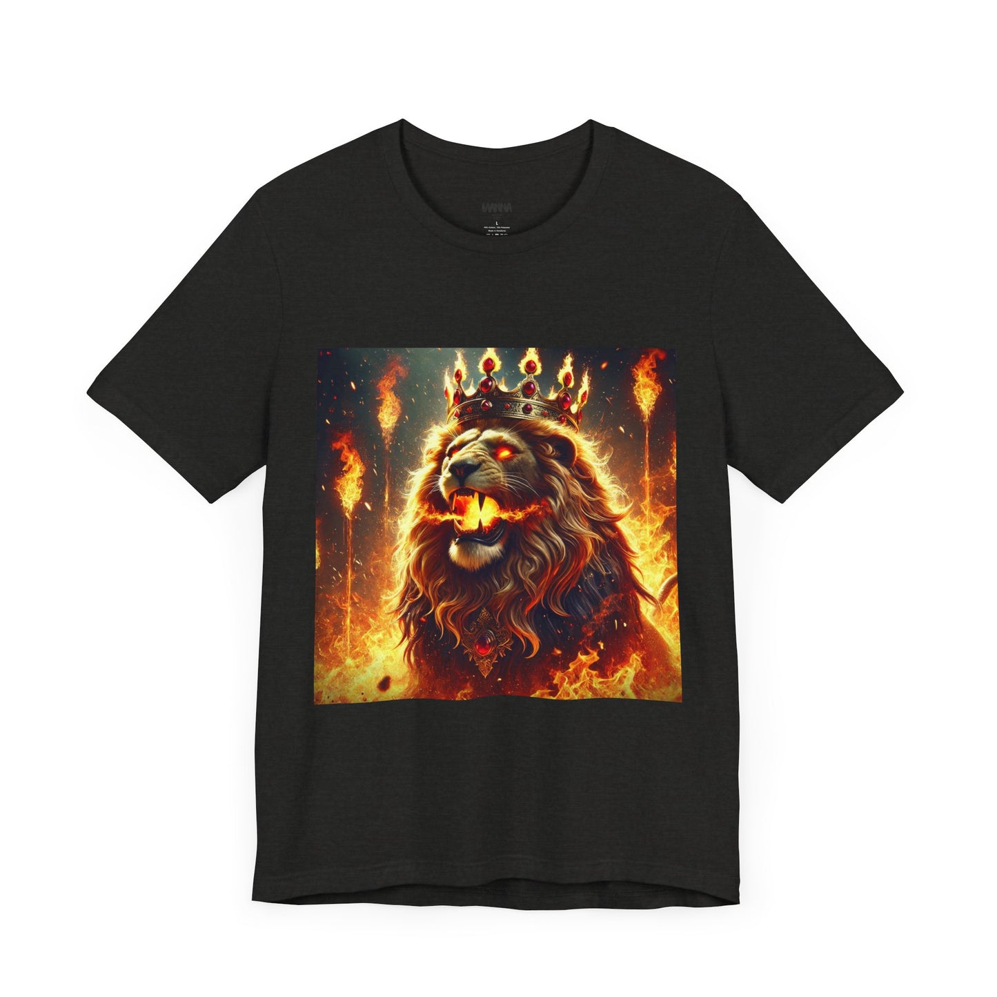 Fierce Lion Graphic Tee - Nocturnal Glory Warriors