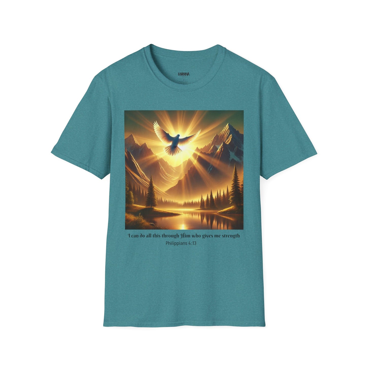 Inspirational Biblical Graphic T-Shirt - 'I Can Do All Things'
