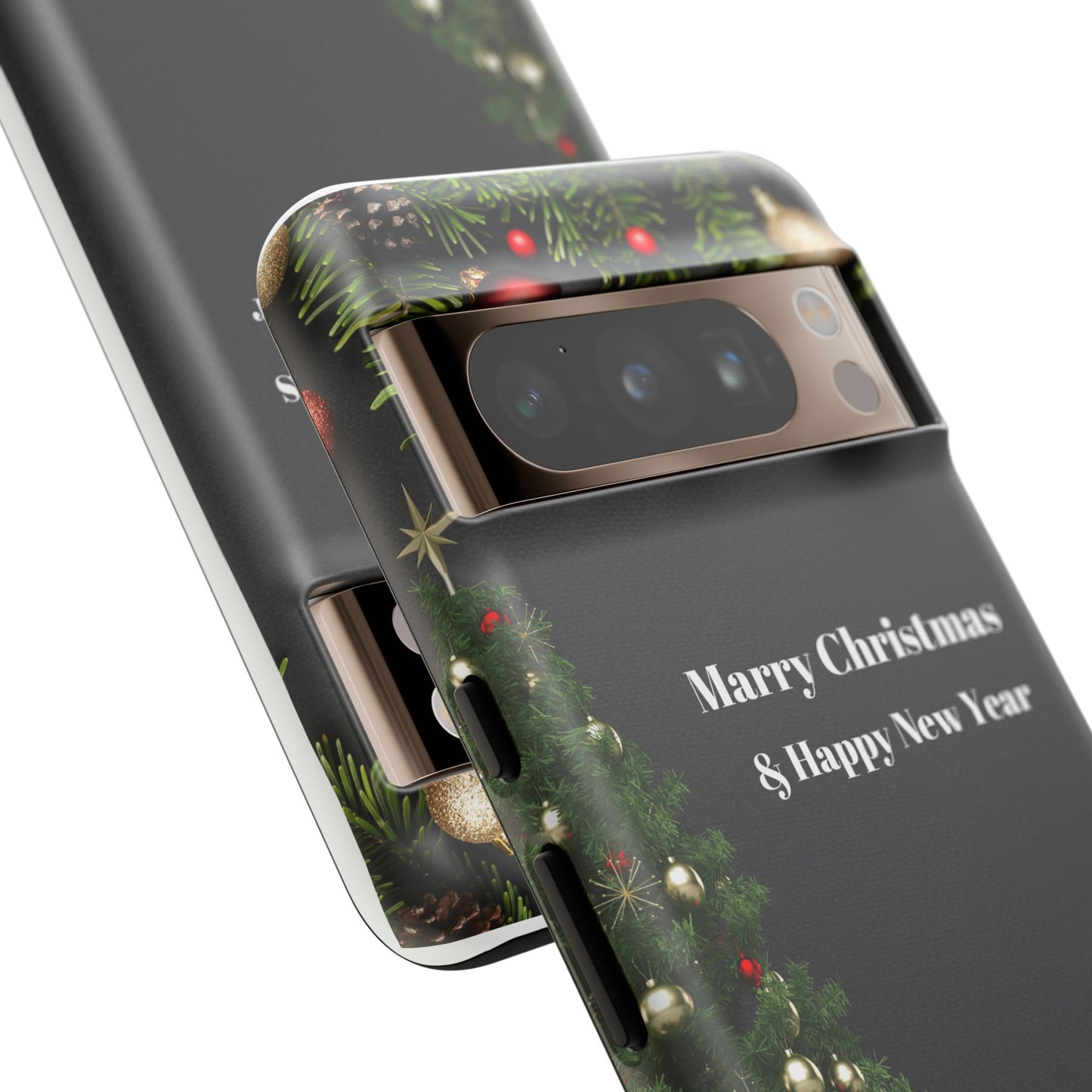 Christmas Phone Case - Marry Christmas & Happy New Year Design