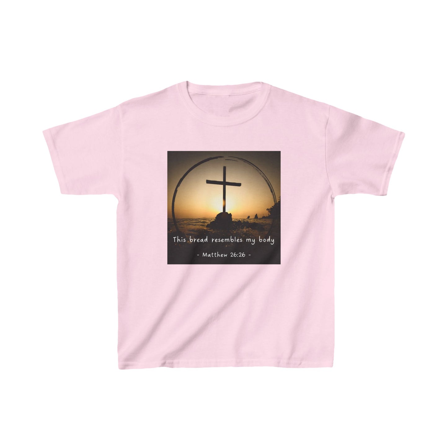 Kids Christian Faith Tee – "This Bread Resembles My Body" - Matthew 26:26