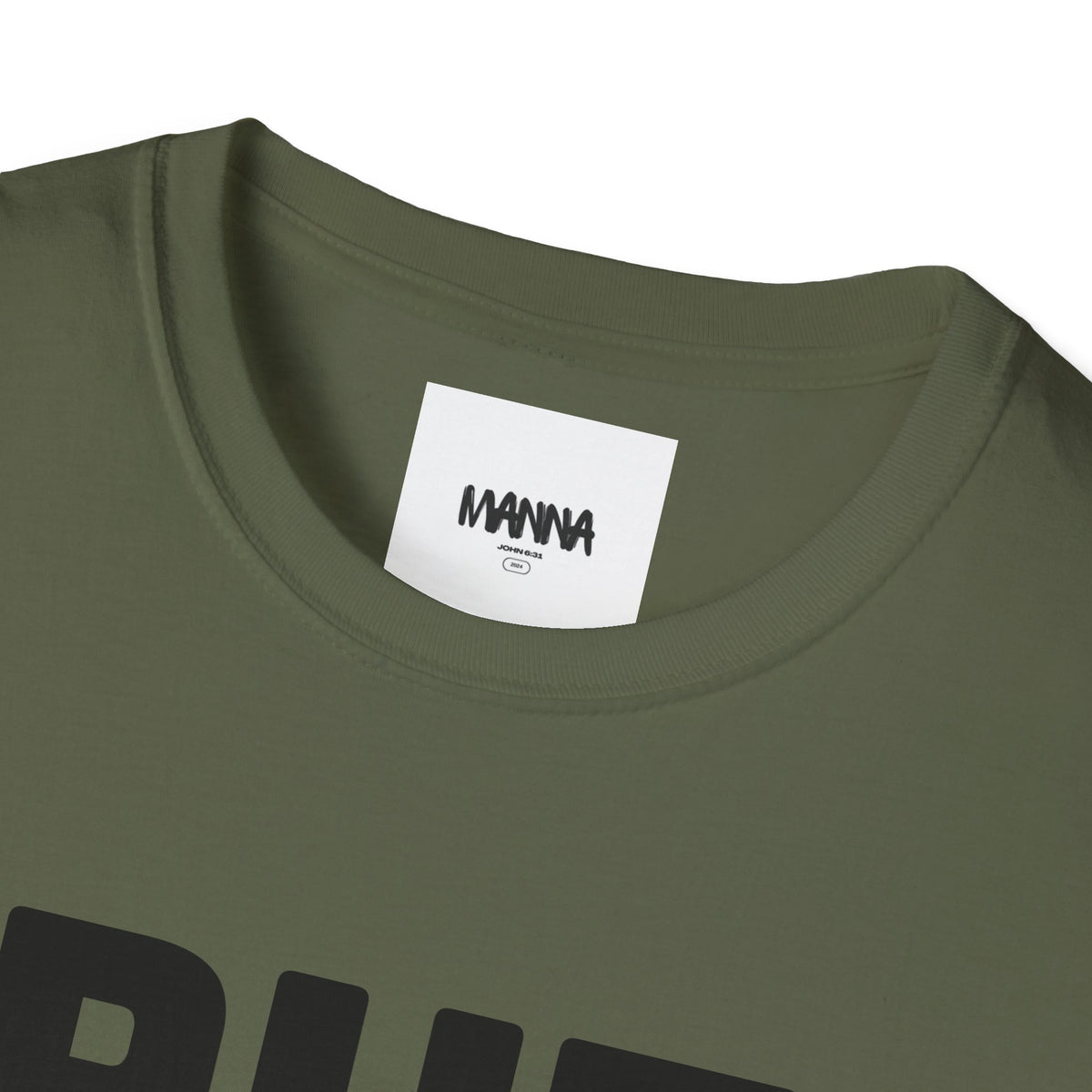 Put God First T-Shirt — Faith-Based Christian Tee (MannaJohn3:31 Back Design)