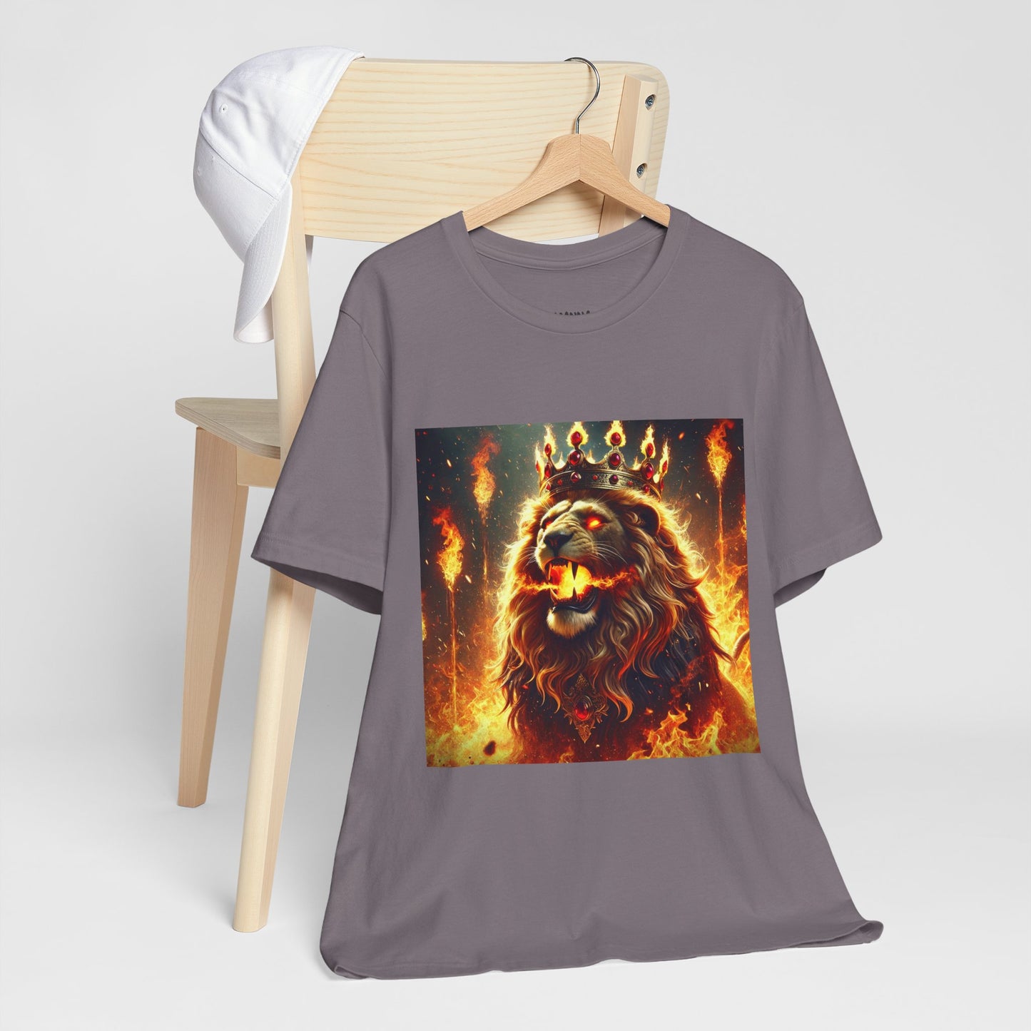 Fierce Lion Graphic Tee - Nocturnal Glory Warriors