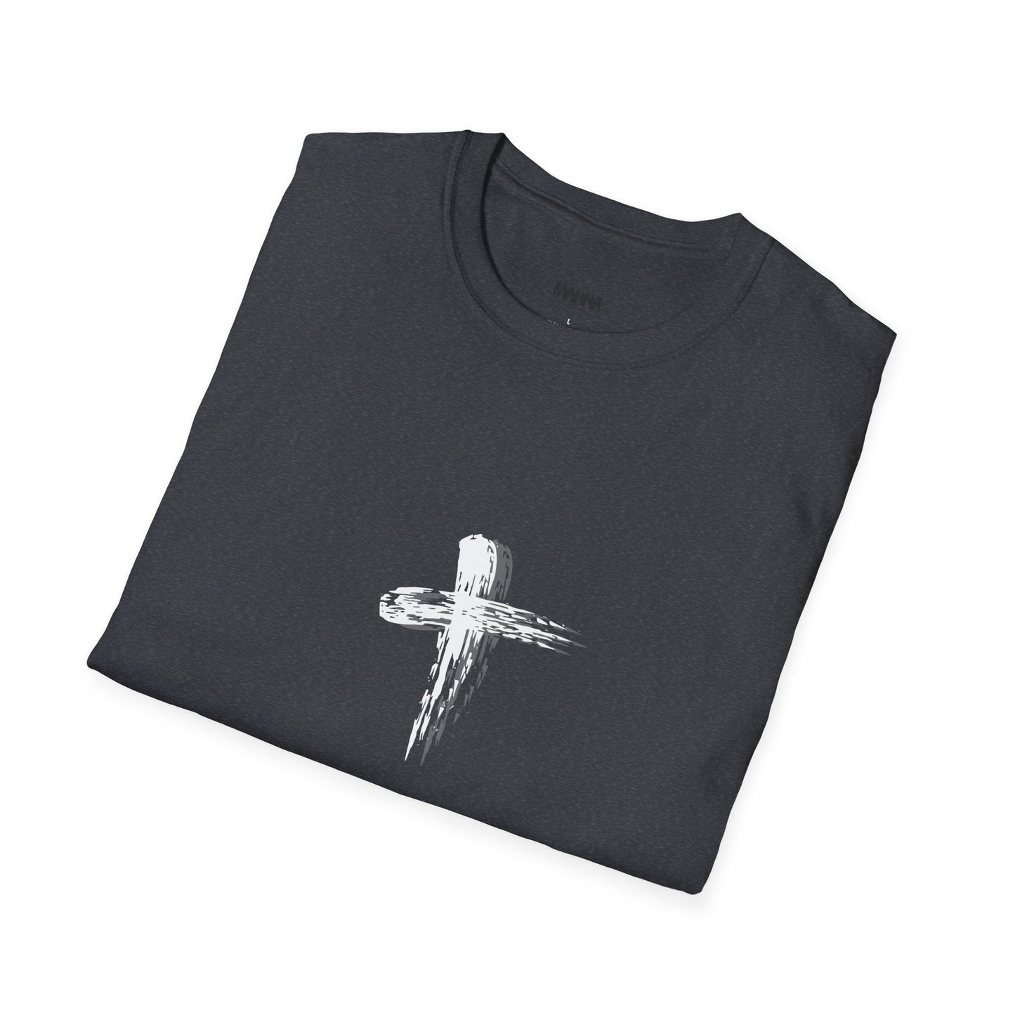 Faith-Inspired Unisex Softstyle T-Shirt - Romans 10:9 Graphic Tee