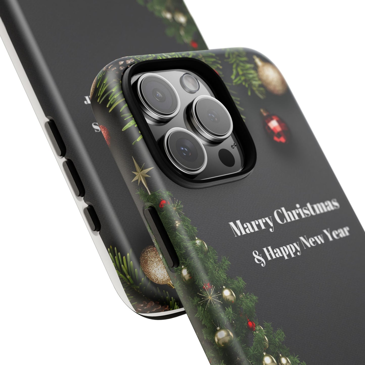 Christmas Phone Case - Marry Christmas & Happy New Year Design