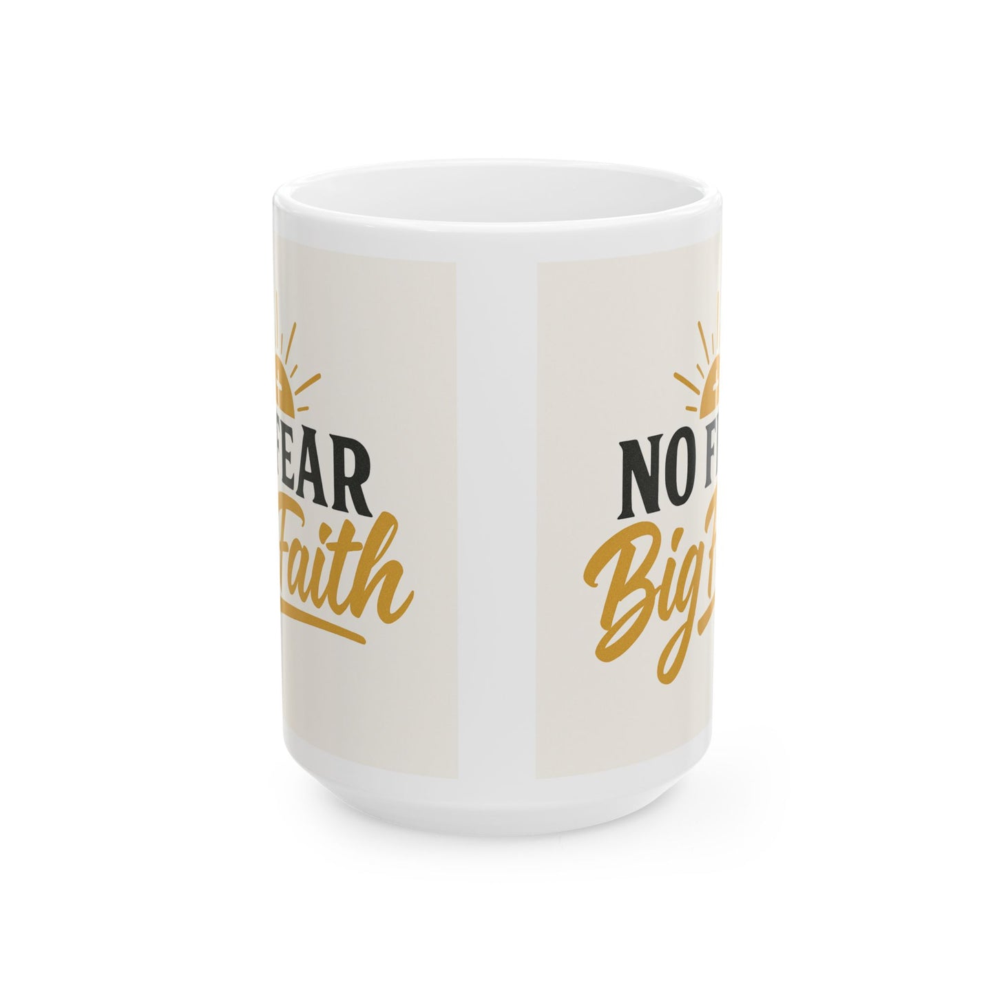 Inspirational Ceramic Mug - Perfect for Coffee Lovers, Motivational Gift, Home Decor, Faith Affirmation, Holiday Cheer